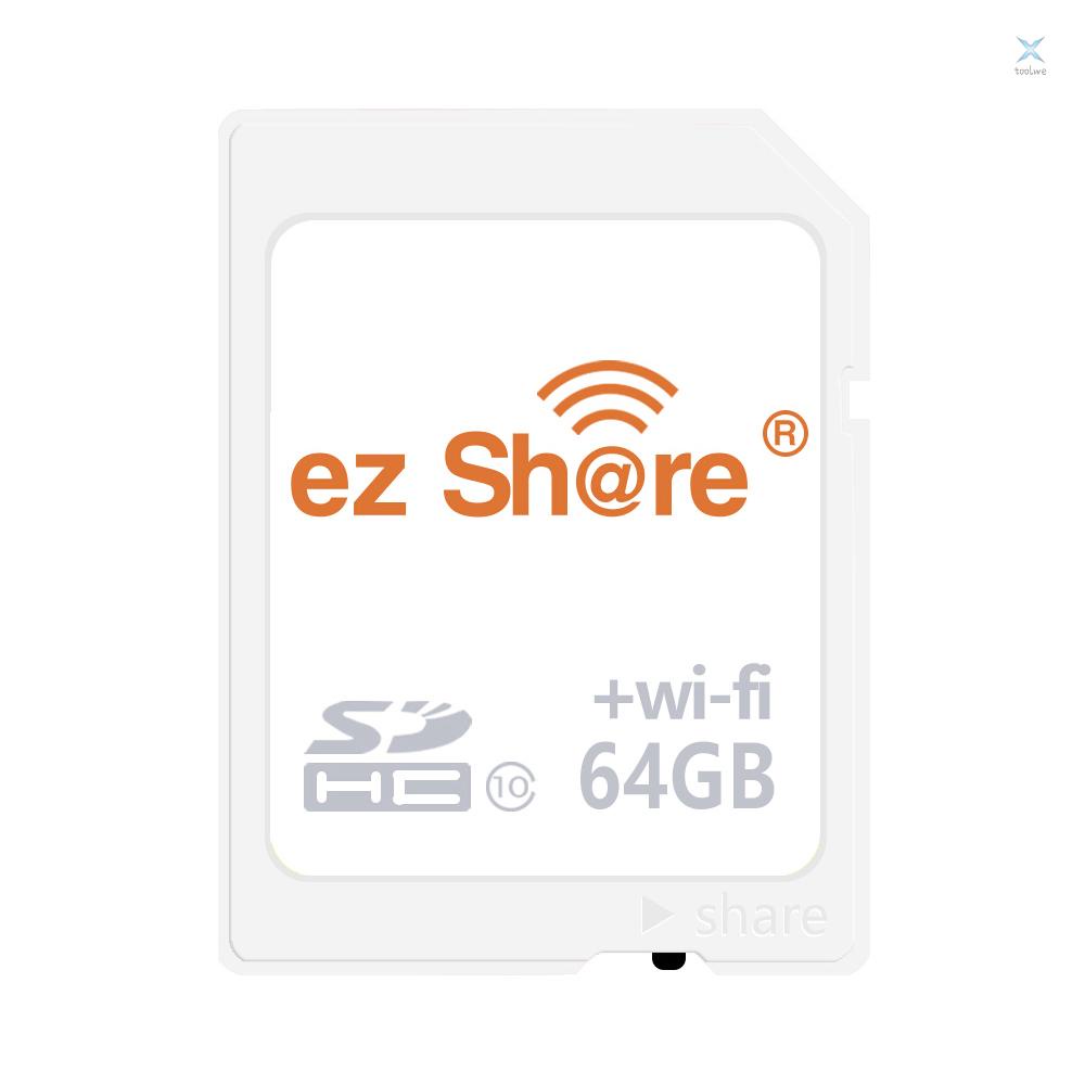 EZ share SD Card Wireless WiFi Share Card  Flash Card Class 10 64GB Replacement for Canon//