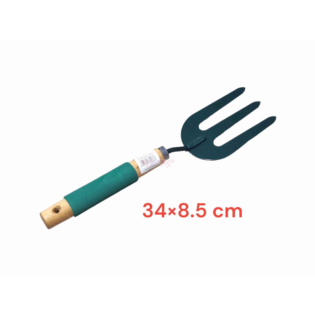 ส้อมพรวนดิน ด้ามไม้ อุปกรณ์ทำสวน อุปกรณ์ปลูกต้นไม้ อุปกรณ์พรวนดิน ชุดทำสวนชุดปลูกต้นไม้ ชุดพรวนดิน - รูปที่ 4