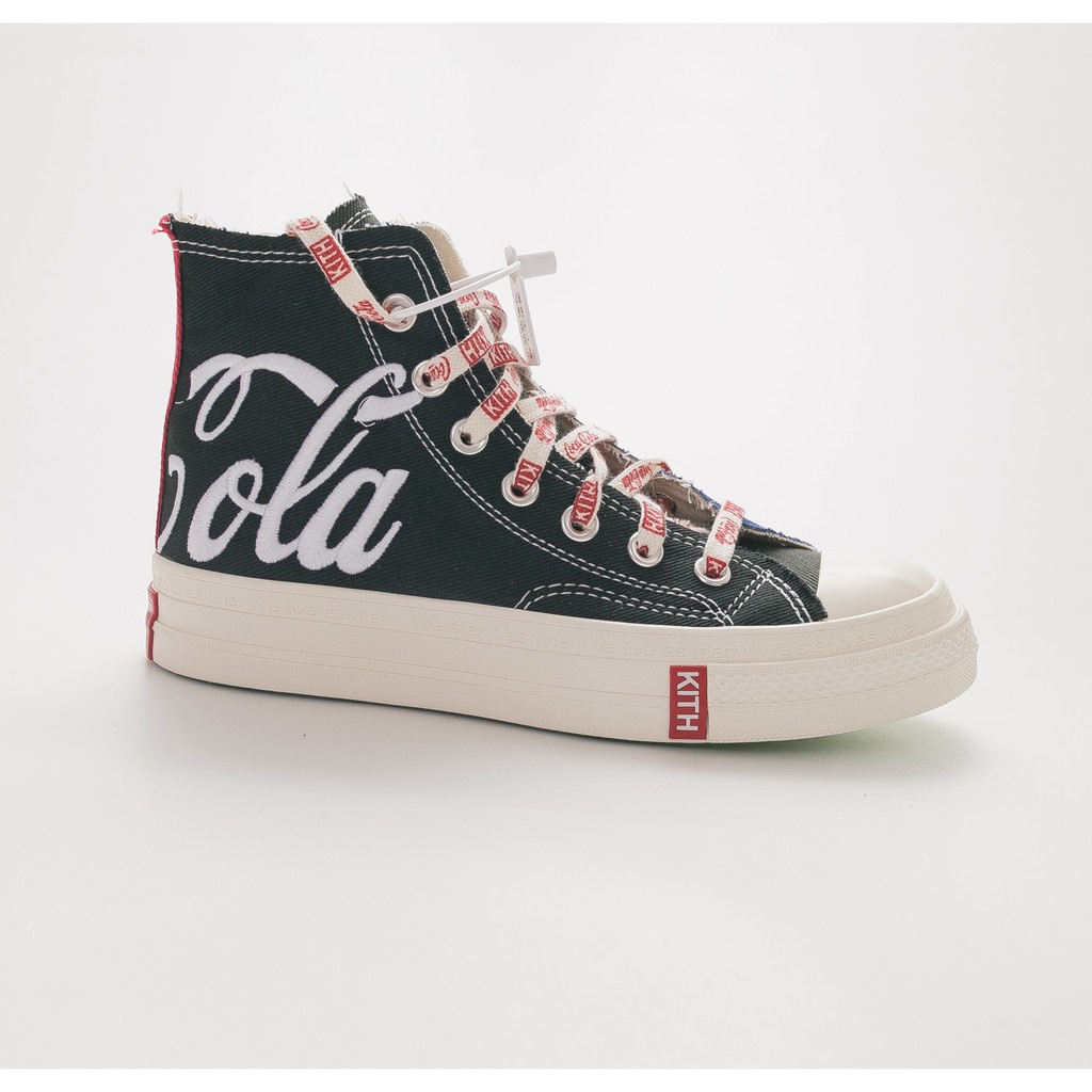 ,converse 2019 Kith x Chuck Taylor All-Star 1970s Hi Coca-Cola Denim 160285C n  รองเท้า สำหรับขาย