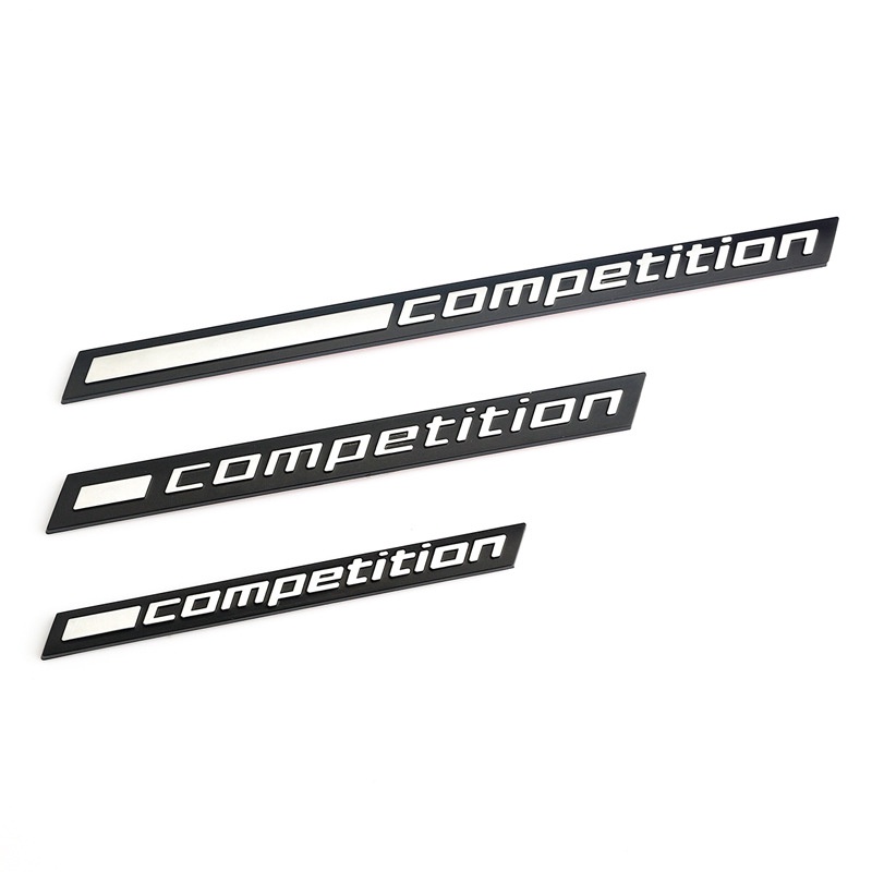 COMPETITION สติกเกอร์สําหรับ BMW ด้านหลังสัญลักษณ์ Fender ด้านข้างโลโก้ตัวอักษรสําหรับ X1 X3 X4 X5 X