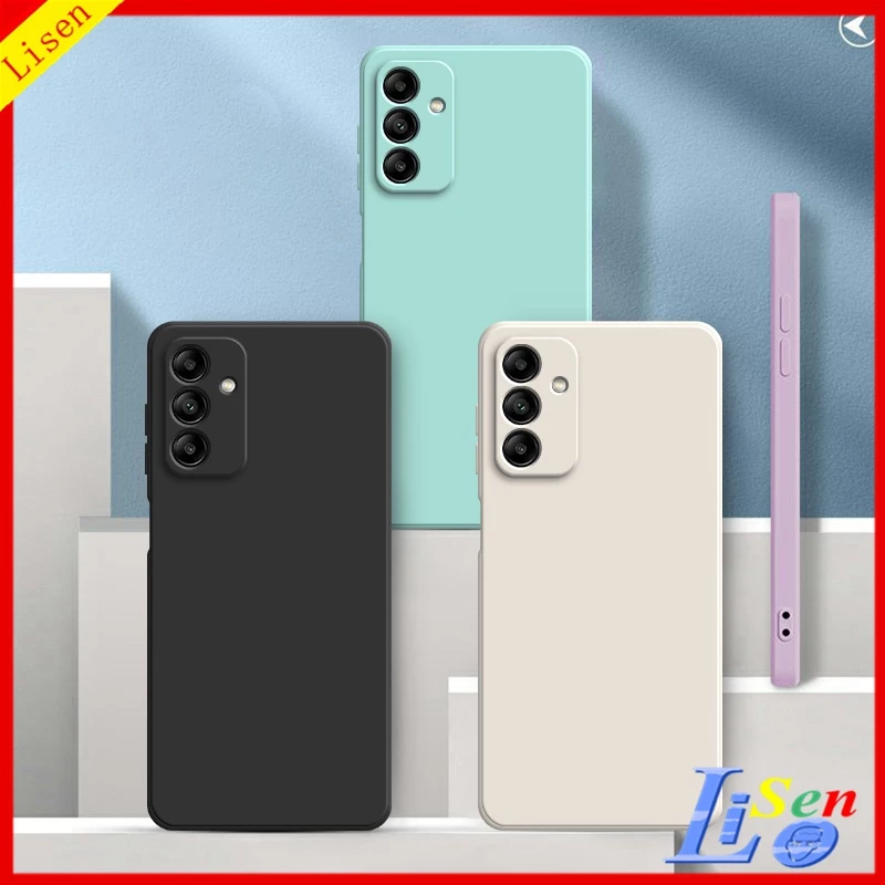 เคส Samsung A15 5G A25 5G A05S A14 5G A24 A34 5G A54 5G เคสโทรศัพท์มือถือ ซิลิโคน กันกระแทก สีพื้น สําหรับ YT