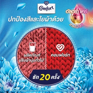 [2ฟรี1] Comfort Ultra คอมฟอร์ท น้ำยาปรับผ้านุ่ม อัลตร้า 475ml-480ml หอมติดผ้ายาวนาน แพ็ค 3
