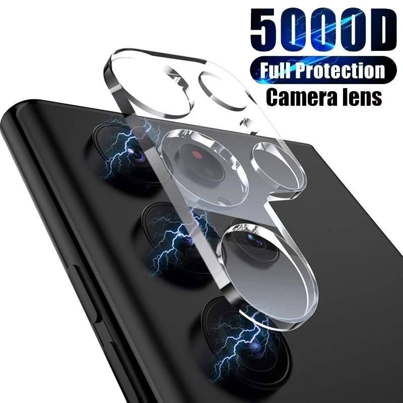 SAMSUNG Samsungs24 S24Plus S24Ultra S24FE GalaxyS24 S24 + S24P S24U 9H Full Cover HD เลนส์ใสฟิล์มกระจกนิรภัยสําหรับSamsung S24 Ultra Plus FEโทรศัพท์กล้องปกหลังกันชนProtector