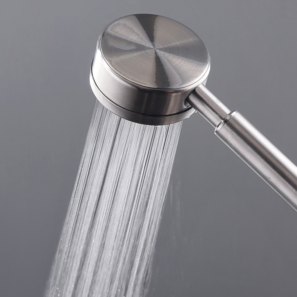 ฝักบัวอาบน้ำ ฝักบัวแรงดันสูง สแตนเลส 304 แท้ไม่มีสนิม พร้อมสายฝักบัวสแตนเลส น้ำแรงและนุ่ม ประหยัดน้ำ - รูปที่ 7