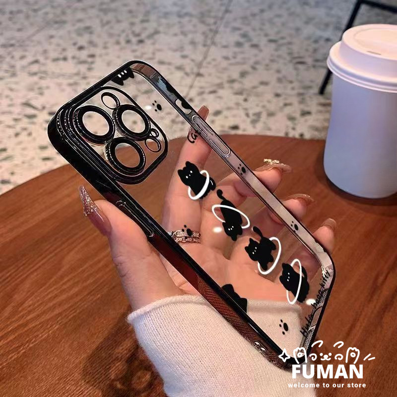 น่ารัก Hula Hoop แมวเคสโทรศัพท์สําหรับ Vivo X200 Pro Mini V40 Lite Y200 S1 V11i V9 iQOO NEO3 Z9 Z9X 