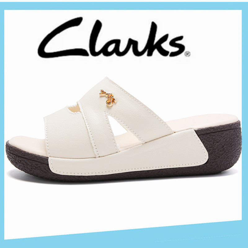 Clarks รองเท้าผู้หญิง Clarks ผู้หญิง Clarks รองเท้าแตะ รองเท้าผู้หญิง รองเท้าส้นแบน รองเท้าแตะ Clark
