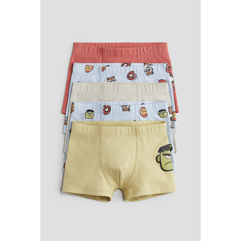 H&M กางเกงในบ็อกเซอร์แพ็ค 5 ตัว Boys 5-pack trunks 1133006_6
