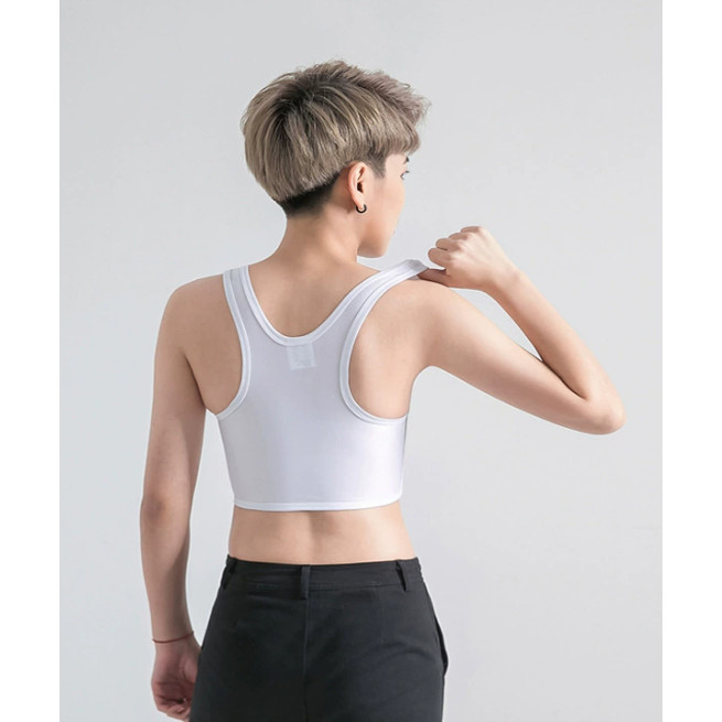 (มีส่งด่วนใน กทม.)ทอม🏳️‍🌈S-5XL เสื้อกล้ามทอมครึ่งตัว ปุ่มด้านขวา Tom กางเกงชั้นในa17 - รูปที่ 3