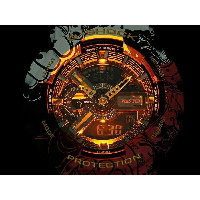 ญี่ปุ่น C_asio Dual Display นาฬิกากันน้ํา One Piece GA-110 W05 แฟชั่นผู้ชายและผู้หญิงคู่กีฬานาฬิกาข้อมือ