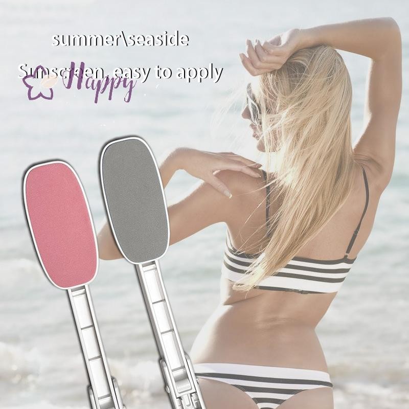 <Happybay> 1 ชิ้น ABS โลชั่นหลังพับได้ Ointment Applicator ด้ามยาวแบบพกพา Tanning สําหรับผู้ชายและผู้หญิงลดราคา