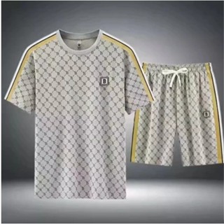 ผู้ชายฤดูร้อนสไตล์ใหม่ระดับไฮเอนด์หลวมทุกการแข่งขันชุดลําลอง