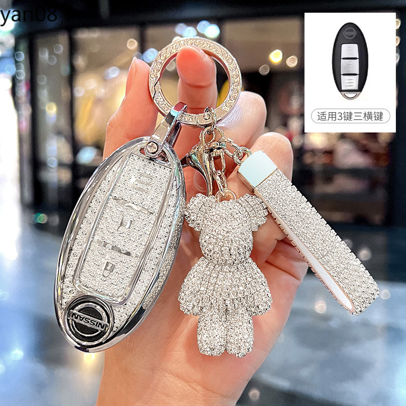 Tpu รถ Remote Key กรณี Fob สําหรับ Nissan Qashqai Juke J10 J11 X-Trail T32 T31 Kicks Tiida Pathfinder หมายเหตุ Nissan Qashqai Pulsar Juke X-Trail Kicks Leaf Tiida NV200 Cube
