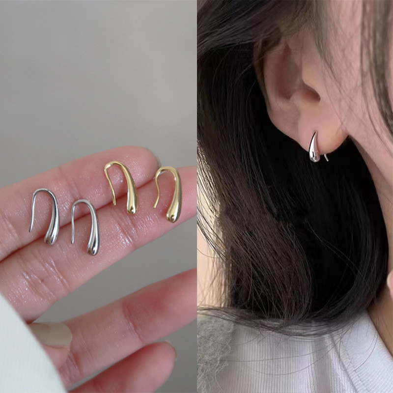 ทรงเรขาคณิต ต่างหูรูปหยดน้ำ อินเทรนด์ สไตล์เกาหลี ต่างหู  [🇹🇭จัดส่งจากกรุงเทพ]