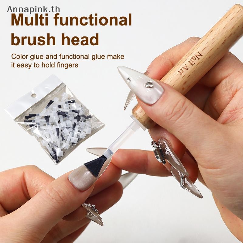 Ank 1 กล่องทิ้งยาทาเล็บแปรงยาทาเล็บขวดเปลี่ยนแปรงเล็บแปรง Liquid Applicators เครื่องมือแต่งเล็บ EN - รูปที่ 2