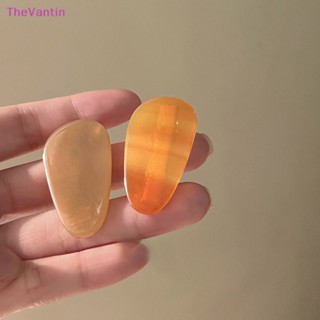 Thevantin กิ๊บติดผมหน้าม้า รูปเป็ด กรดอะซิติก สไตล์เกาหลีวินเทจ เครื่องประดับ สําหรับผู้หญิง 2 ชิ้น