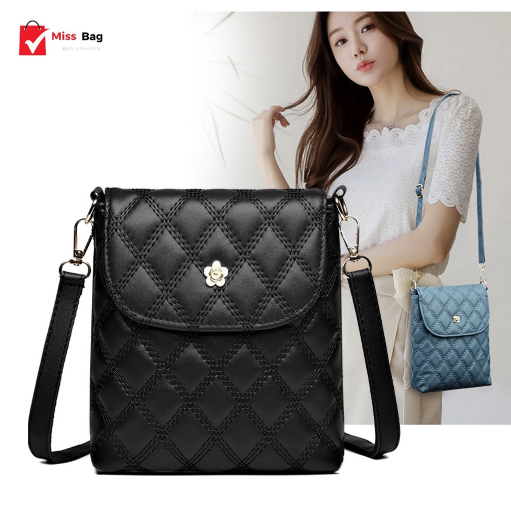 【ลดล้างสต๊อก】miss bag fashion กระเป๋าสะพายข้าง กระเป๋าถือผู้หญิง รุ่น D-1388