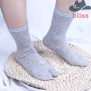 Bliss ถุงเท้าสองนิ้ว ผ้าฝ้าย สไตล์ญี่ปุ่น สําหรับผู้ชาย 1 คู่