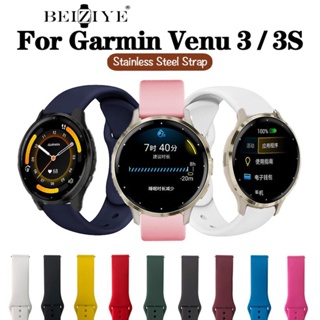 Garmin Venu 3 สมาร์ทวอทช์ ซิลิโคน สายนาฬิกากีฬา Garmin Venu 3s กันน้ํา ระบายอากาศ ซิลิโคน สายนาฬิกา