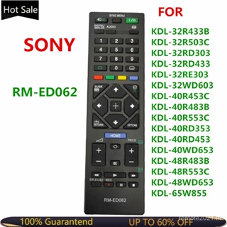 ใหม่ รีโมตคอนโทรล RM-ed062 สําหรับทีวี LCD Sony RM ed062 kdl-32r433 B kdl-32r503c kdl-32nd303 kdl-32nd433 kdl-32re303 kdl-32wd603