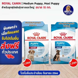 ROYAL CANIN MAXI MEDIUM PUPPY ลูกสุนัขอายุ 2 12 ขนาด 15 กิโลกรัม