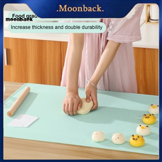 &lt;moonback&gt; แผ่นนวดแป้งซิลิโคน ขนาดใหญ่ ไม่ติดผิว เกรดอาหาร สําหรับนวดแป้งโดว์ ห้องครัว