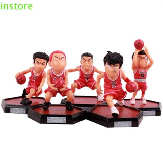 Instore ฟิกเกอร์อนิเมะ Sakuragi Akagi Takenori Rukawa Kaede Sakuragi Hanamichi สําหรับเก็บสะสม