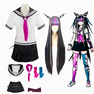 ชุดคอสเพลย์การ์ตูนอนิเมะ Danganronpa Ibuki Mioda