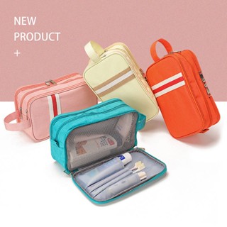 Multi-Layer Dry Wet Separation Wash Bag Waterproof Multifunctional Portable Cosmetic Bag Travel Portable Pouch LD3C