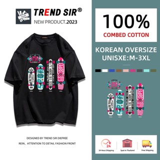 TrendSir🔥มาใหม่ ลายเยอะ ผ้าดีมาก🔥 เสื้อยืดผ้าคอตตอน🍭🌷 ใส่สบาย☘ เสื้อครอปสาวอวบ 7สี M-3XL