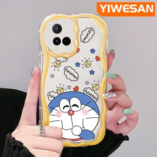 เคสโทรศัพท์ซิลิโคน ใส แบบนิ่ม ลายการ์ตูนโดราเอมอน กันกระแทก สําหรับ VIVO Y21 2021 Y21G Y33s Y21s Y21e Y21a Y21t T1x 4G