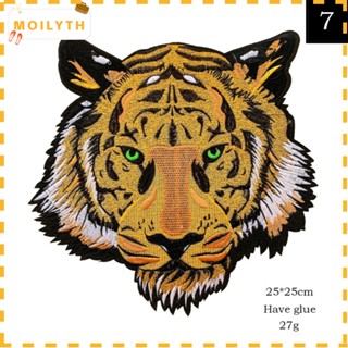 Moilyth สติกเกอร์ผ้า ปักลาย สําหรับตกแต่งบ้าน|ป้ายไฟเบอร์โพลีเอสเตอร์ สําหรับตกแต่งบ้าน