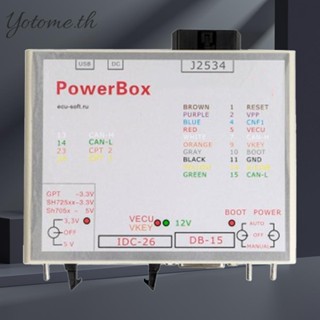 กล่องโปรแกรมเมอร์ ECU ปลั๊ก US ECU J2534 3 พอร์ตเปิด LED สําหรับ KTMFLASH JTAG