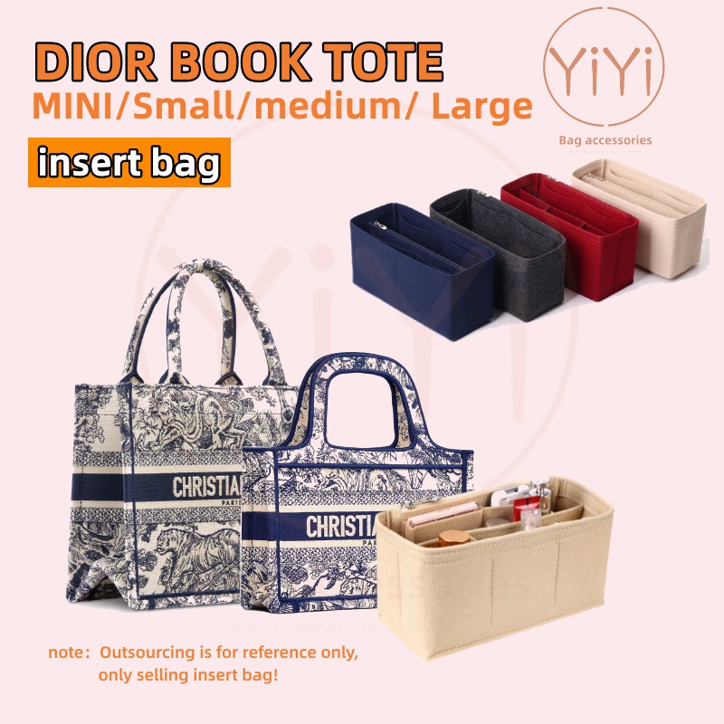 [YiYi]ที่จัดระเบียบกระเป๋า Dior Book Tote กระเป๋าด้านใน สำหรับจัดระเบียบของ ประหยัดพื้นที