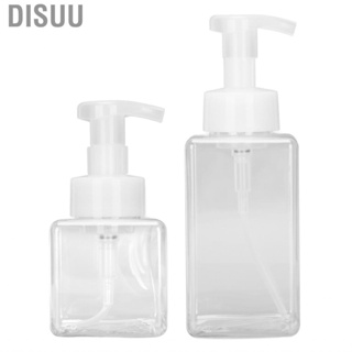 Disuu Pump Bottle Foaming Firm PETG for Women Home Travel Men Beauty Salon