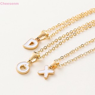 Cheesenm สร้อยคอแฟชั่น 26 Initials Charm เครื่องประดับ สําหรับผู้หญิง และผู้ชาย