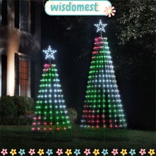 WISDOMEST โคมไฟ LED รูปน้ําตก สําหรับตกแต่งต้นคริสต์มาส