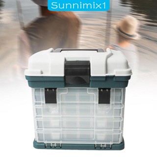 [Sunnimix1] กล่องเคส พร้อมตัวแบ่ง 4 ชั้น สําหรับเรือตกปลาทะเล