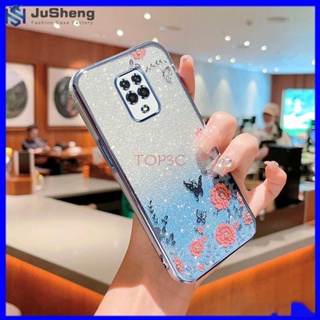 Jusheng เคสโทรศัพท์มือถือ ลายผีเสื้อกระพริบ สําหรับ redmi Note 9S redmi Note 9 PRO MMHY