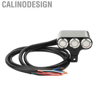 Calinodesign Motorcycle Handlebar Switch Push Button Aluminium Alloy For