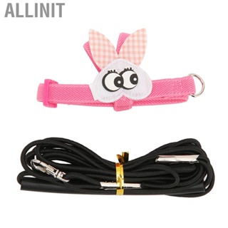 Allinit Parrot Flying Rope  Adjustable Buckle Latex Silk Harness Leash for Bird Training