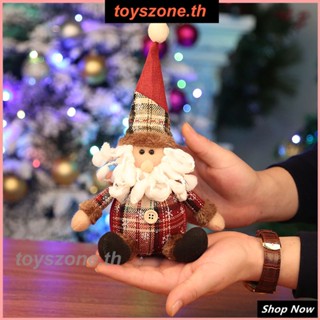 ซานตาคลอส สโนว์แมน ตุ๊กตา ของขวัญวันหยุด จี้ห้อยต้นคริสต์มาส ของตกแต่ง (toyszone.th)