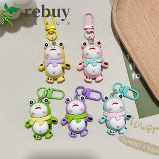 Rebuy พวงกุญแจ จี้เรซิ่น รูปกบน่ารัก สีแคนดี้ แฟชั่น สําหรับแขวนตกแต่ง