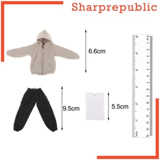 [Sharprepublic] เสื้อผ้าผู้ชาย สเกล 1/12 สําหรับตุ๊กตา 1/12 BJD