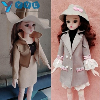 Yve ชุดเสื้อโค้ท ขนาดเล็ก 60 ซม. สําหรับตุ๊กตาเจ้าหญิง 1/3BJD 1 ชุด