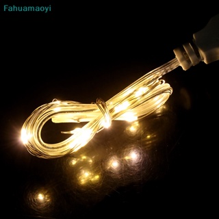 &lt;Fahuamaoyi&gt; สายไฟหิ่งห้อย Led 10 ดวง สายทองแดง ยาว 1 เมตร กันน้ํา สําหรับตกแต่งปาร์ตี้คริสต์มาส งานแต่งงาน ลดราคา 1 ชิ้น