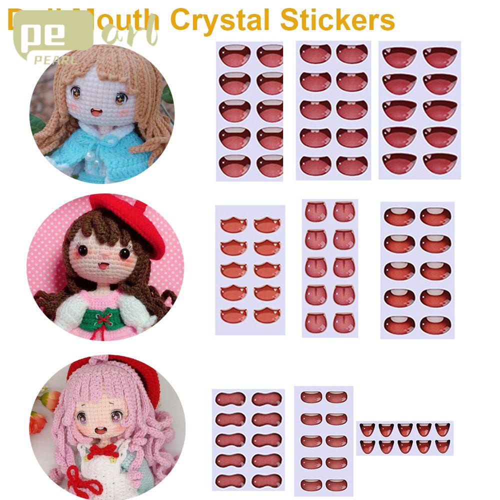 Pearlth สติกเกอร์ ลายการ์ตูนปากน่ารัก สําหรับติดตกแต่ง