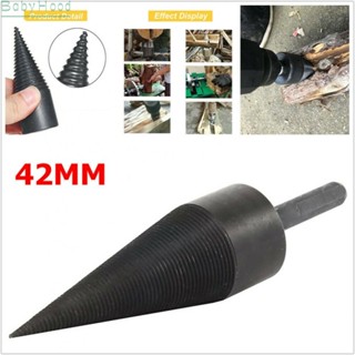 【Big Discounts】High Quality Firewood Drill High hard High-carbon Steel Splitting Cone bit#BBHOOD