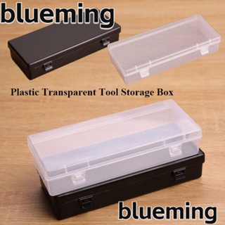 Blueming2 กล่องพลาสติกใส ทรงสี่เหลี่ยม ทนทาน สําหรับใส่เครื่องประดับ ลูกปัด