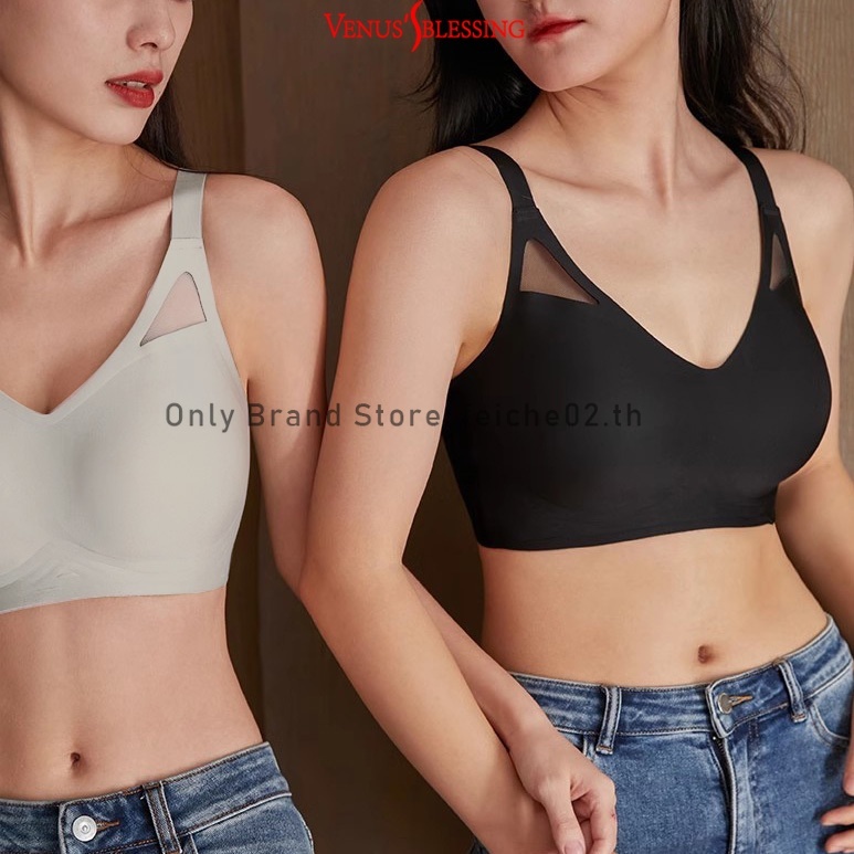 【Japan SUJI 17.0 bra】 Suji ชุดชั้นในเจลลี่ ไร้รอยต่อ ขนาดเล็ก พลัสไซซ์ สไตล์ญี่ปุ่น สําหรับผู้หญิง ไซซ์ M-4XL