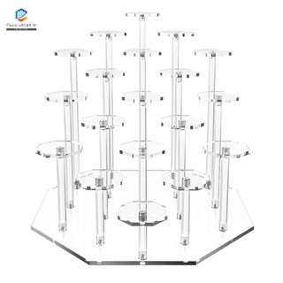 ชั้นวางอะคริลิค 19 ชั้น สําหรับวางคัพเค้ก น้ําหอม